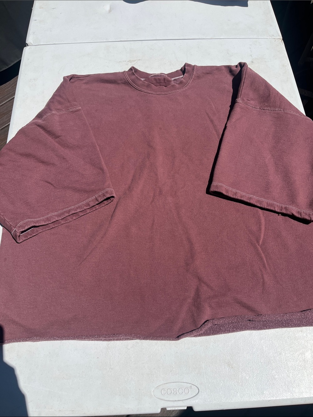 Rachel Comey Women's Boxy Crop Tee - Maroon